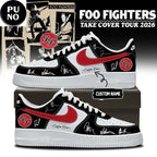 Foo Fighters Take Cover Tour 2026 Custom Name Air Force 1 Shoes