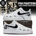 Foo Fighters Take Cover Tour 2026 Custom Name Air Force 1 Shoes