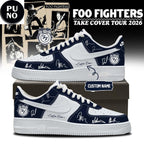 Foo Fighters Take Cover Tour 2026 Custom Name Air Force 1 Shoes