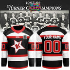 Fort Wayne Komets Turner Cup Champions 1963 Throwback Anniversary Season Hockey Jersey