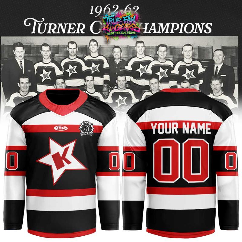 Fort Wayne Komets Turner Cup Champions 1963 Throwback Anniversary Season Hockey Jersey