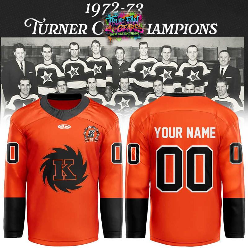 Fort Wayne Komets Turner Cup Champions 1963 Throwback Anniversary Season Hockey Jersey