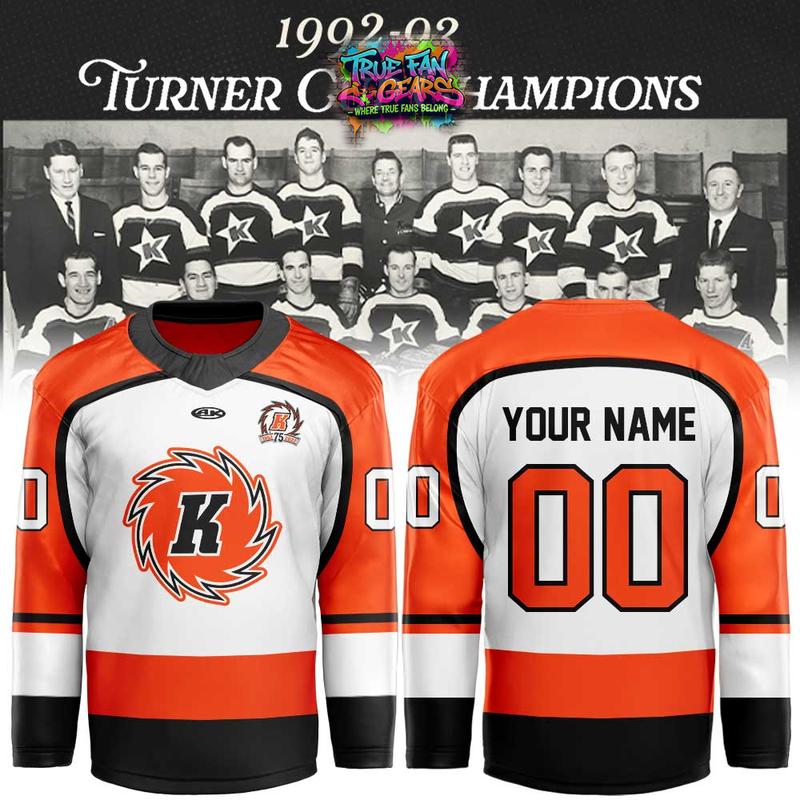 Fort Wayne Komets Turner Cup Champions 1963 Throwback Anniversary Season Hockey Jersey