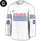 France Hockey Team 2026 Olympics Personalized Hockey Jersey
