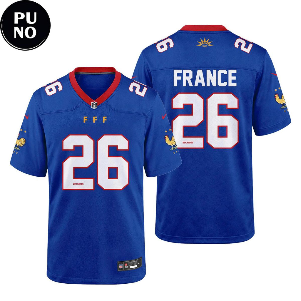 France National Team 2026 World Cup Personalized Football Jersey