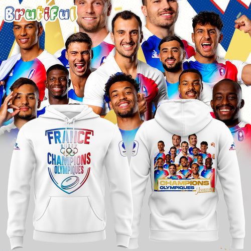 France Rugby Champions Olympiques Paris 2024 Hoodie Shirt
