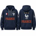 France World Cup 2026 Waffle Quarter Zip Hoodie