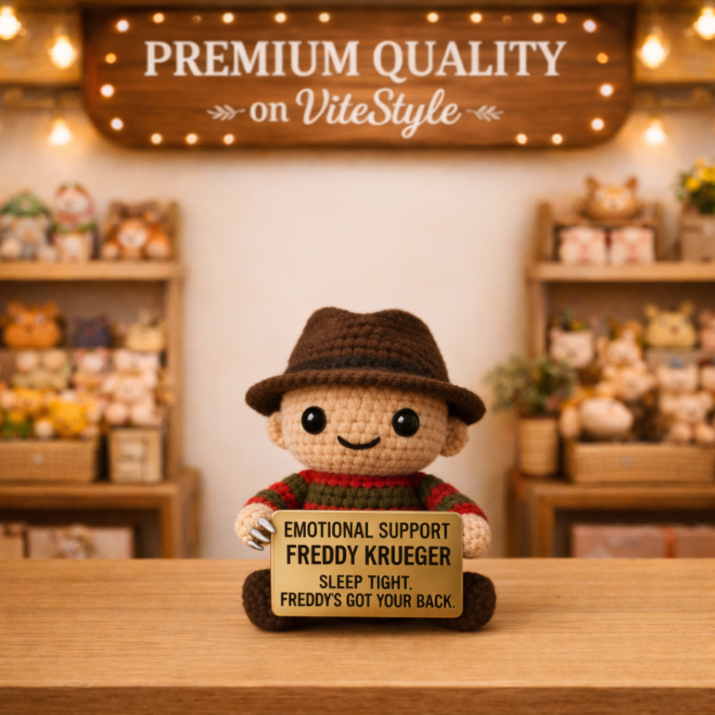 Freddy Krueger Crochet Emotional Support Doll
