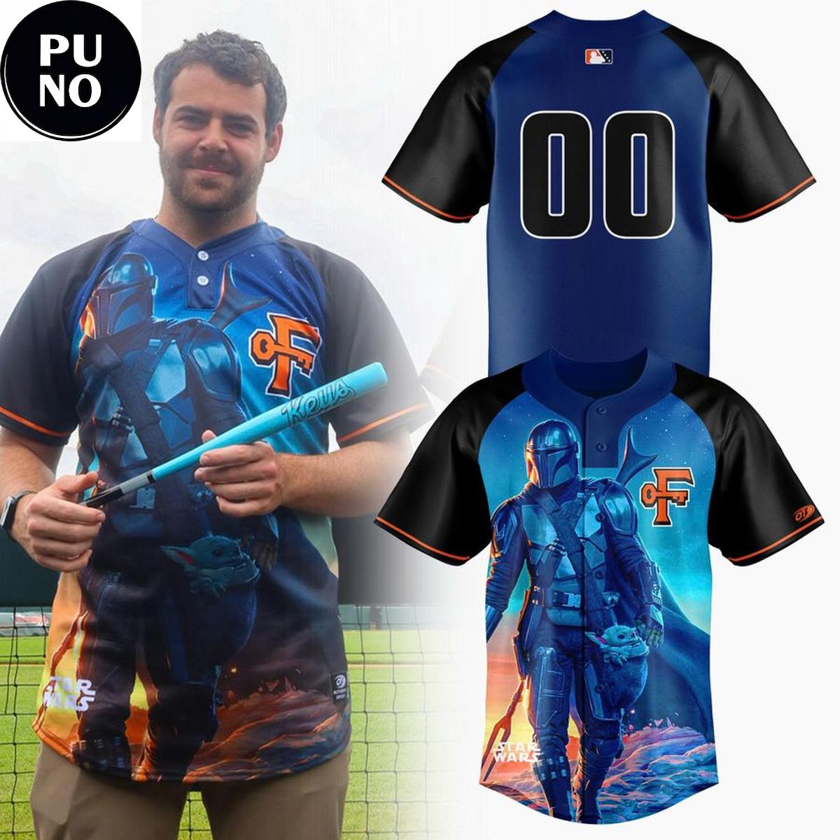 Frederick Keys x Star Wars Night 2026 Personalized Baseball Jersey