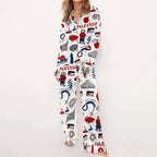 Free Palestine Satin Pajama Set