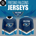 Fresno Falcons 2026 Four Eras Of Style. One City. One Team Personalized Hockey Jersey