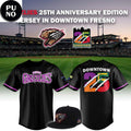 Fresno Grizzlies 25th Anniversary Downtown Baseball Jersey