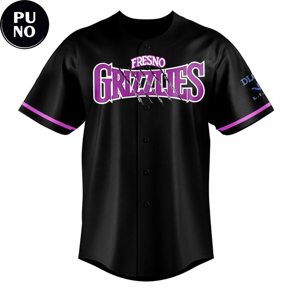 Fresno Grizzlies 25th Anniversary Downtown Baseball Jersey