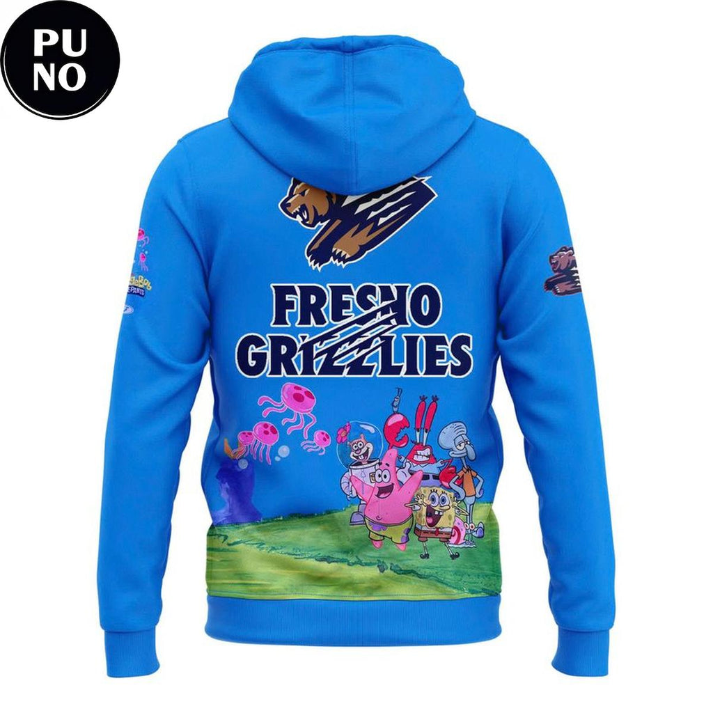 Fresno Grizzlies x SpongeBob Night 2026 Hoodie T-Shirt