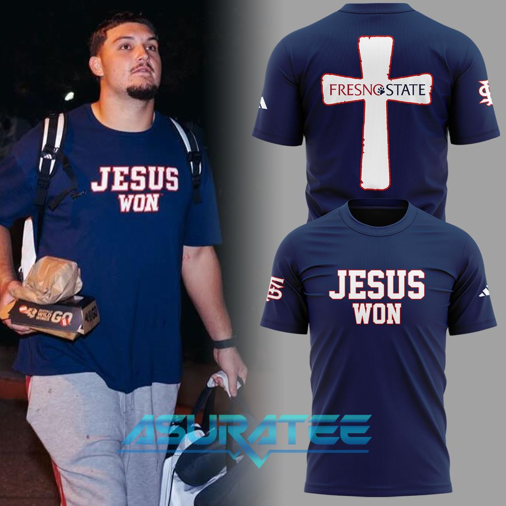 Fresno State x Jesus Won Limited Edition Shirt