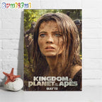 Freya Allan as Nova In Kingdom Of The Planet Of The Apes Official Art Poster Canvas