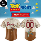 Frisco RoughRiders Toy Story Night 2026 Personalized Baseball Jersey