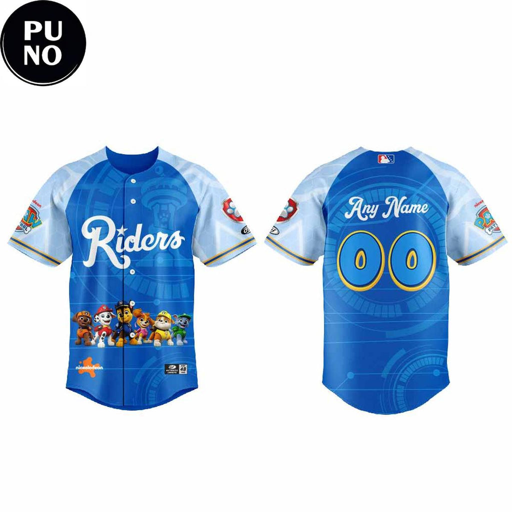 Frisco RoughRiders x PAW Patrol Night 2026 Personalized Baseball Jersey