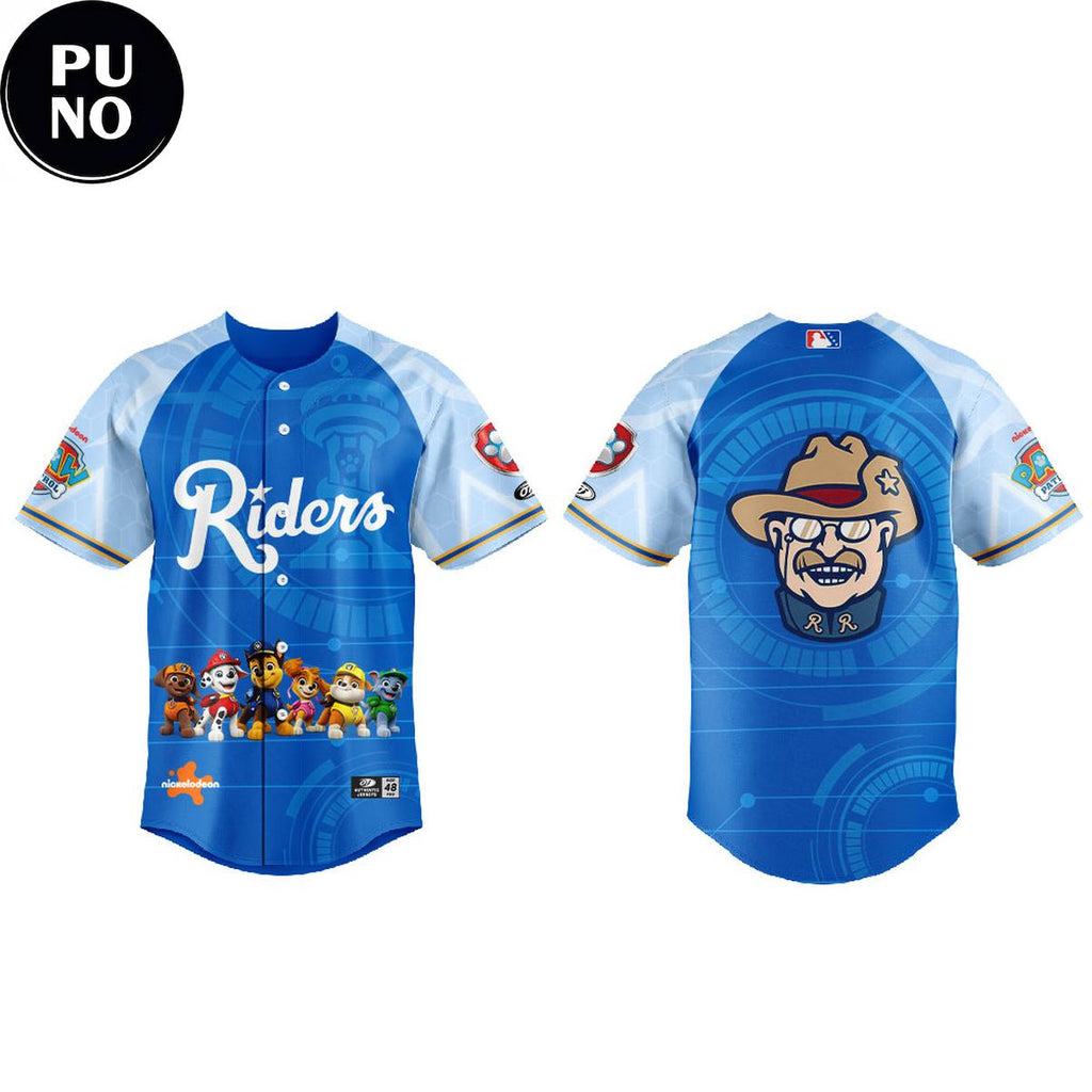 Frisco RoughRiders x PAW Patrol Night 2026 Personalized Baseball Jersey