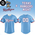 Frisco RoughRiders x Texas Rangers Night 2026 Personalized Baseball Jersey