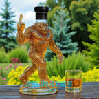 Funny Bigfoot Whiskey Bottle