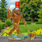 Funny Bigfoot Whiskey Bottle