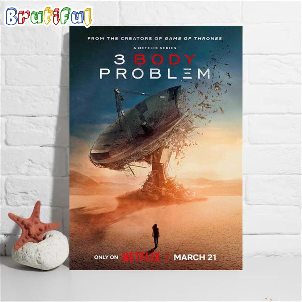 Game Of Thrones 3 Body Problem Arrives March 21 On Netflix Official Wall Art Poster Canvas