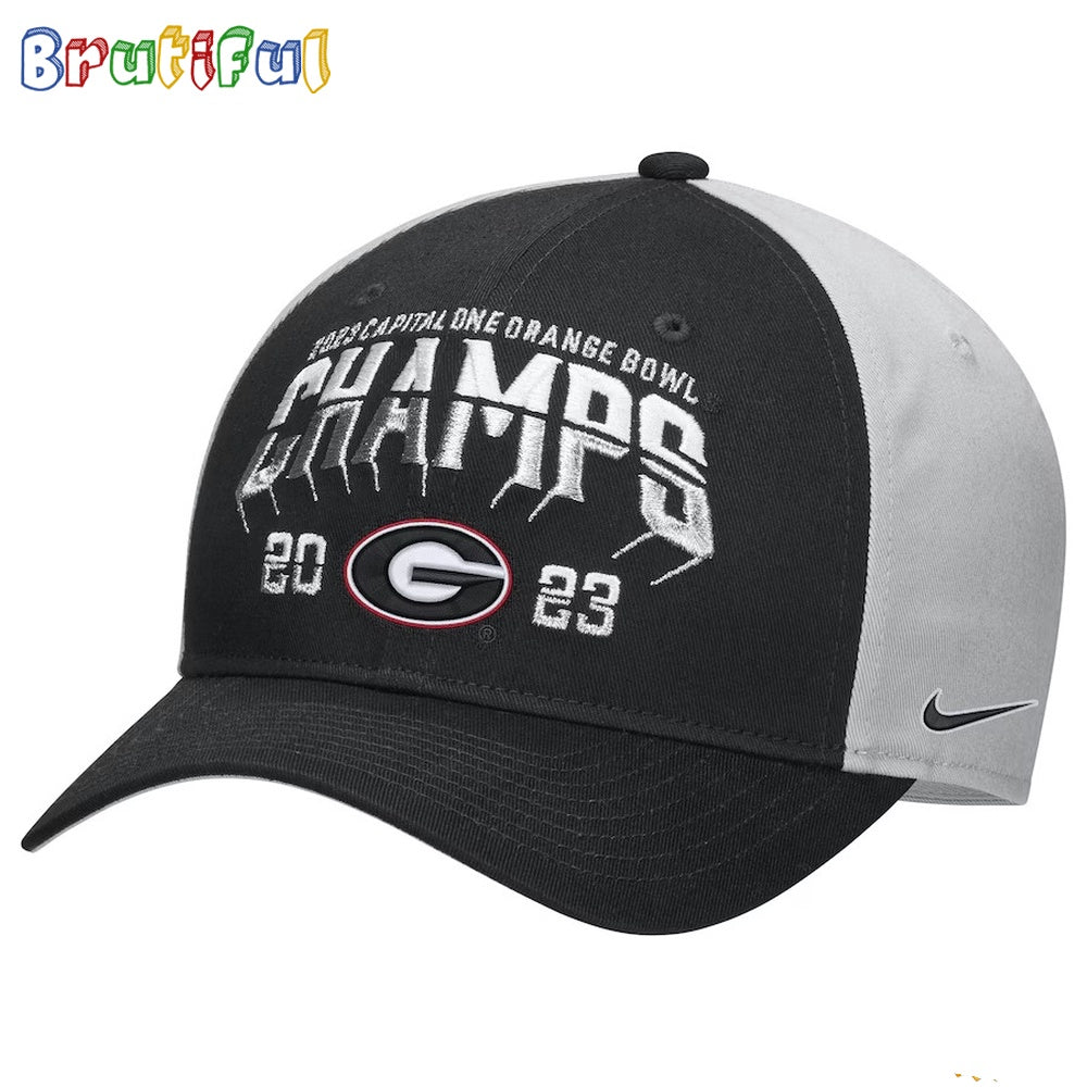 Georgia Bulldogs 2023 Orange Bowl Champions Baseball Cap