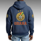 Ghana World Cup 2026 Waffle Quarter Zip Hoodie