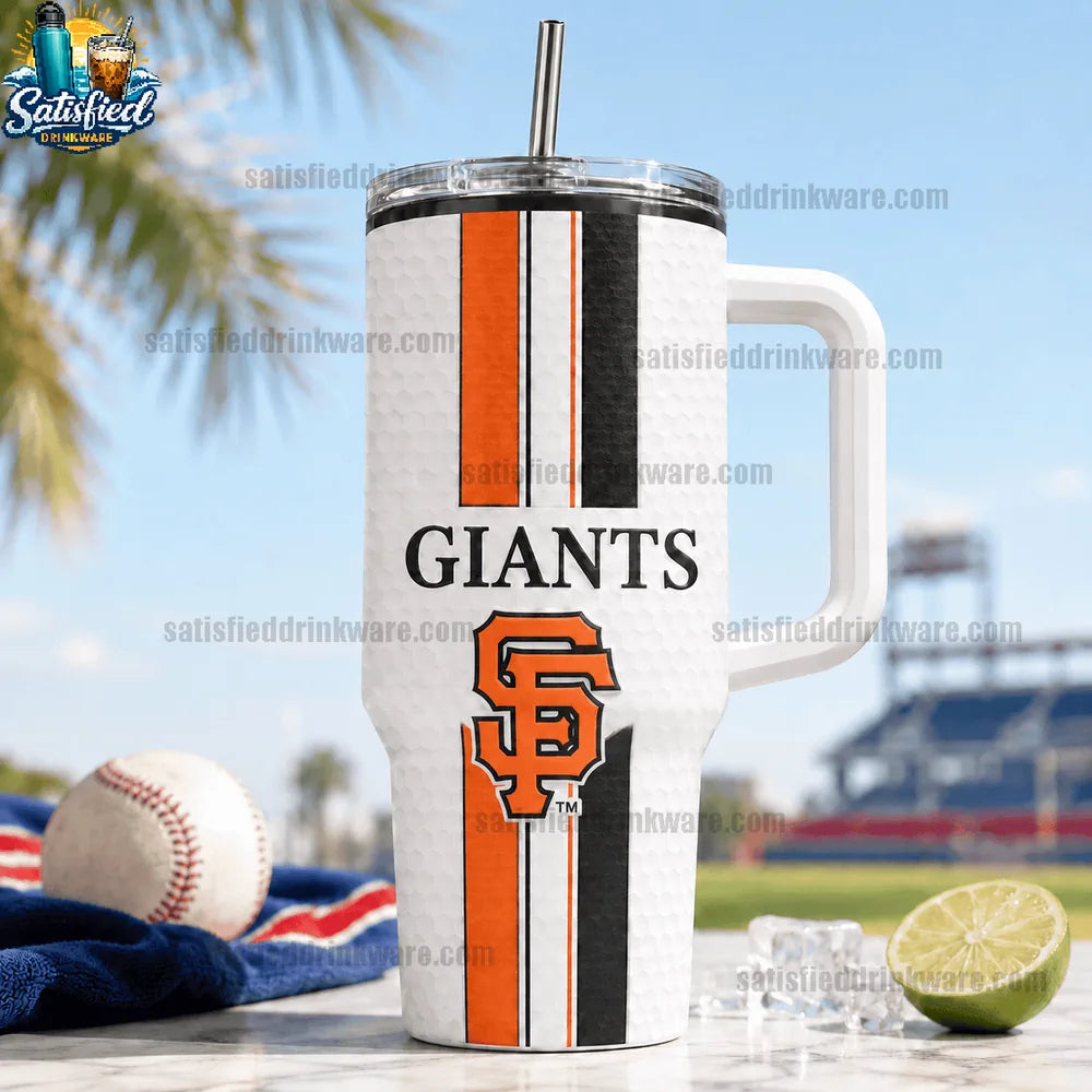 Giants Baseball Travel Mug With Handle Tumbler