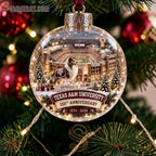 Gig ’em Aggies 150th Anniversary Christmas Ball Ornament