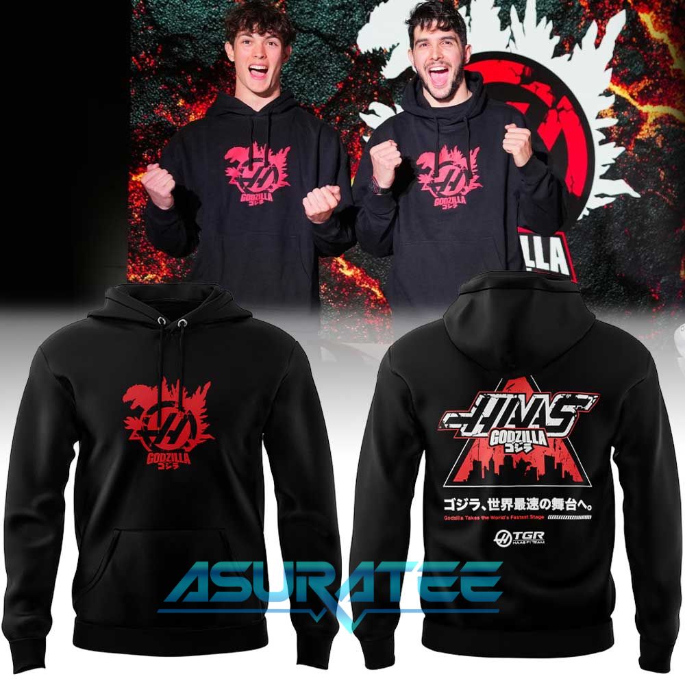 Godzilla X TGR Haas F1 Team King Of The Monsters 2026 Hoodie Set