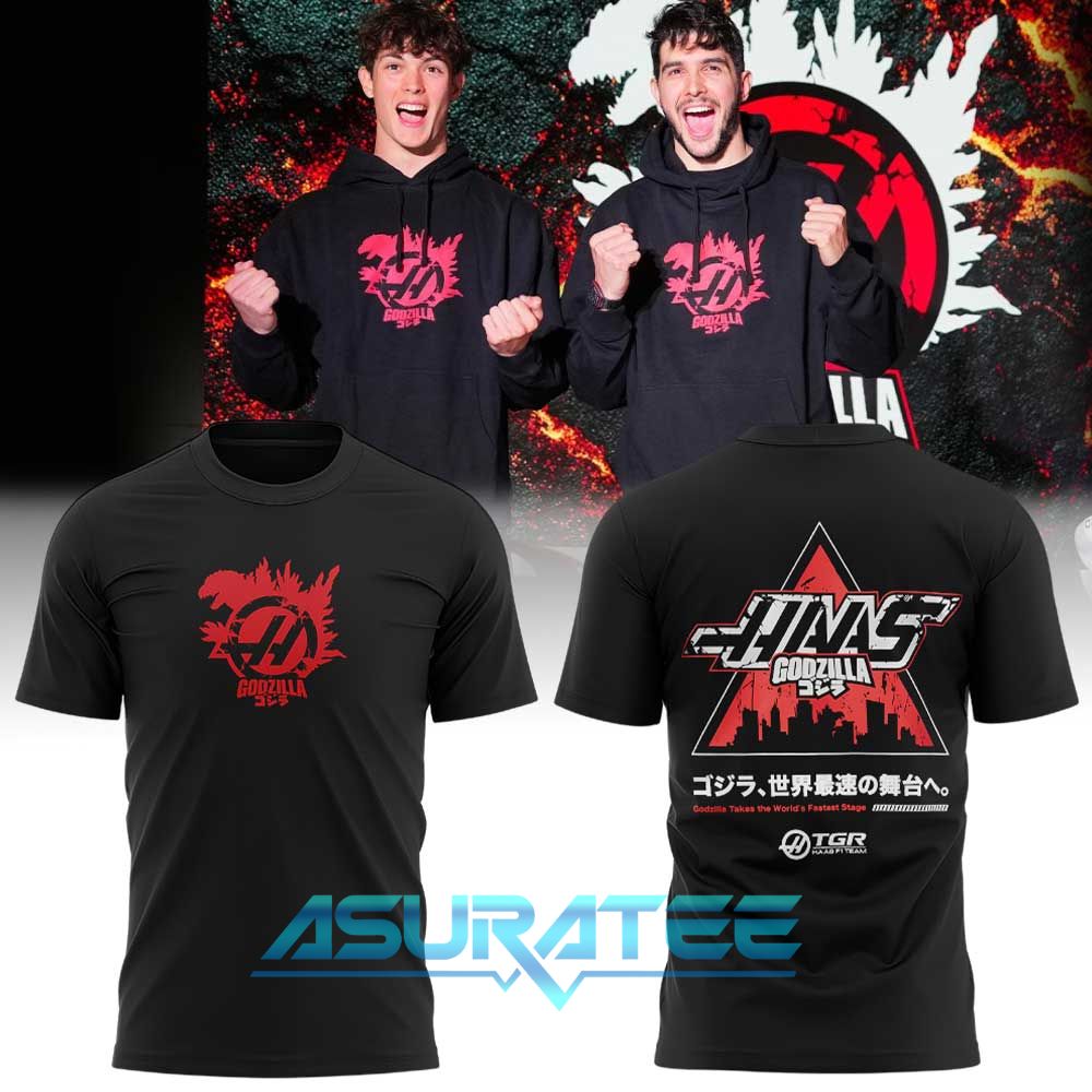Godzilla X TGR Haas F1 Team King Of The Monsters 2026 Shirt