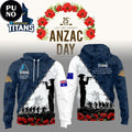 Gold Coast Titans Anzac Day Lest We Forget 2026 Hoodie
