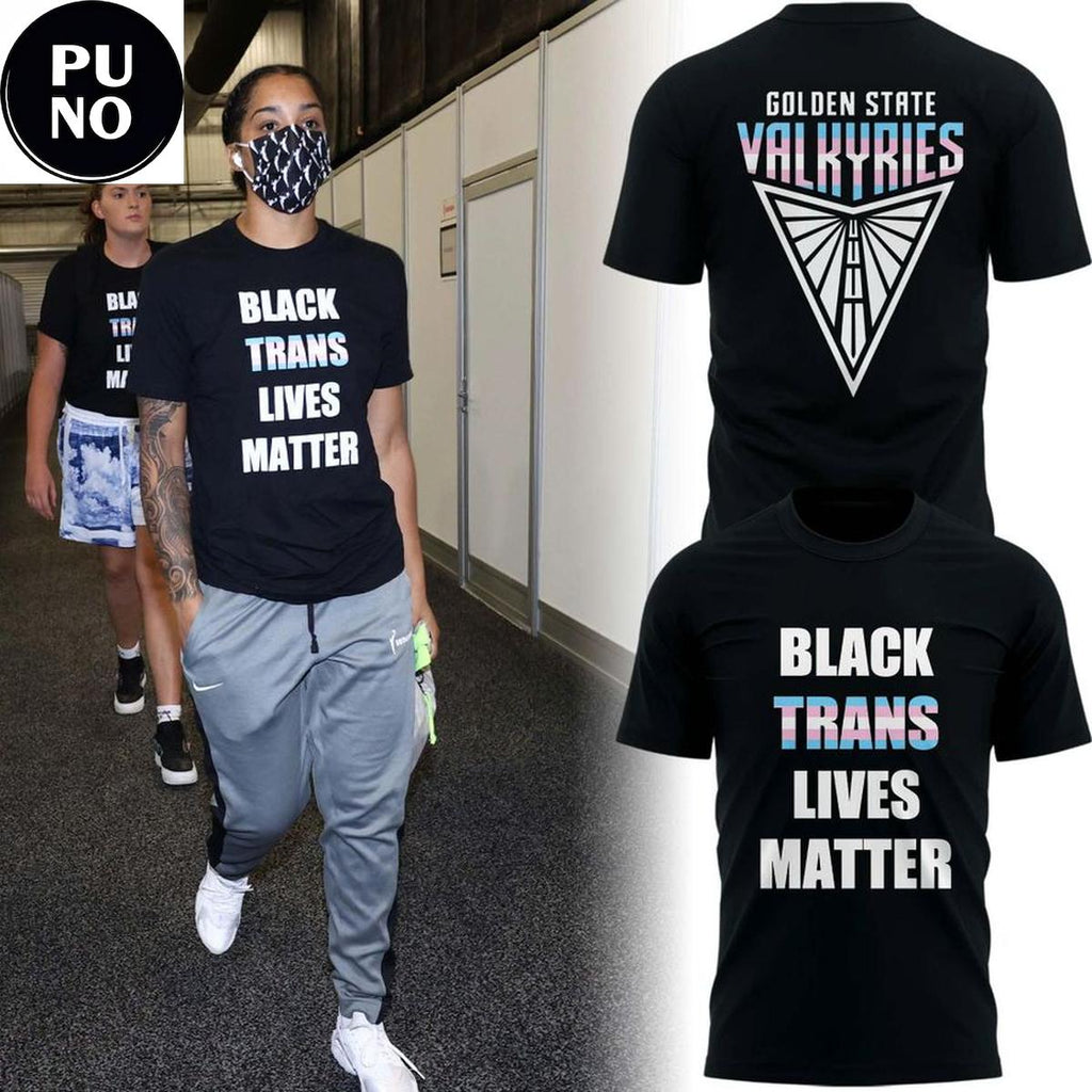 Golden State Valkyries 2026 Black Trans Lives Matter T-Shirt