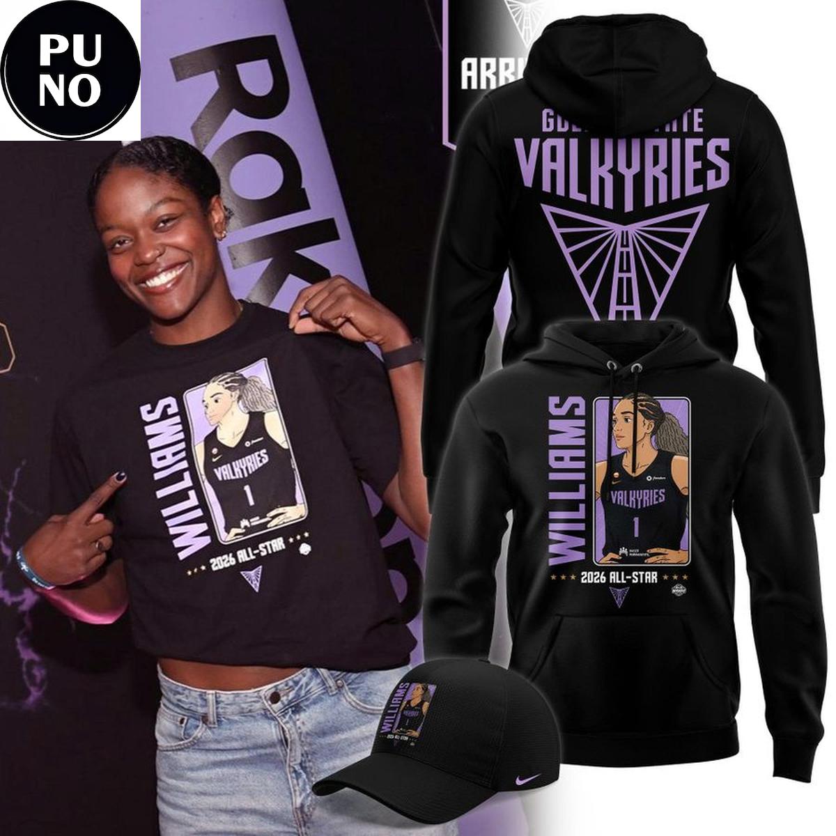 Golden State Valkyries 2026 Gabby Williams WNBA ALL Stars Hoodie T-Shirt