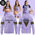 Golden State Valkyries 2026 Violet and Heroine Hoodie T-Shirt
