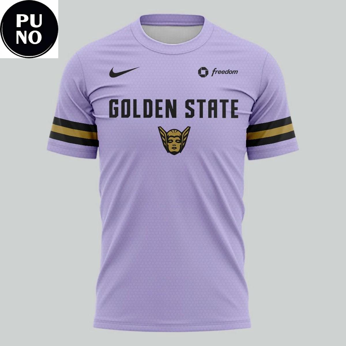 Golden State Valkyries 2026 Violet and Heroine Hoodie T-Shirt