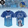 Golden State Warriors 2026 No Kings Freedom Runs The Field Baseball Jersey