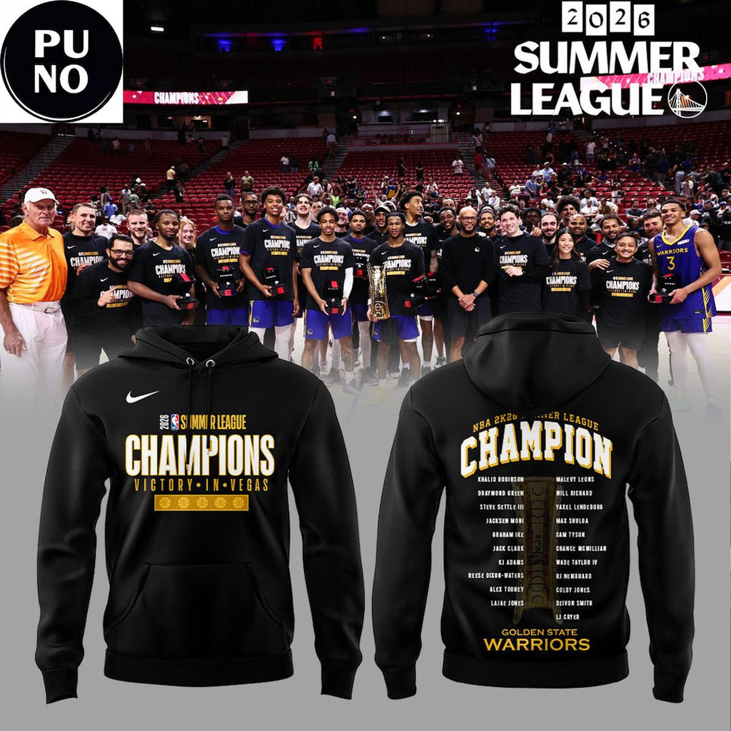 Golden State Warriors NBA Summer League 2026 Champions Hoodie T-Shirt