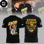 Golden State Warriors Stephen Curry 4000 Threes Pointers And Counting 2026 Hoodie T-Shirt