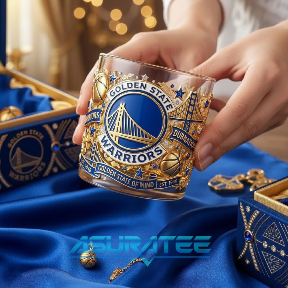 Golden State Warriors of Mind Commemorative Whiskey Glass