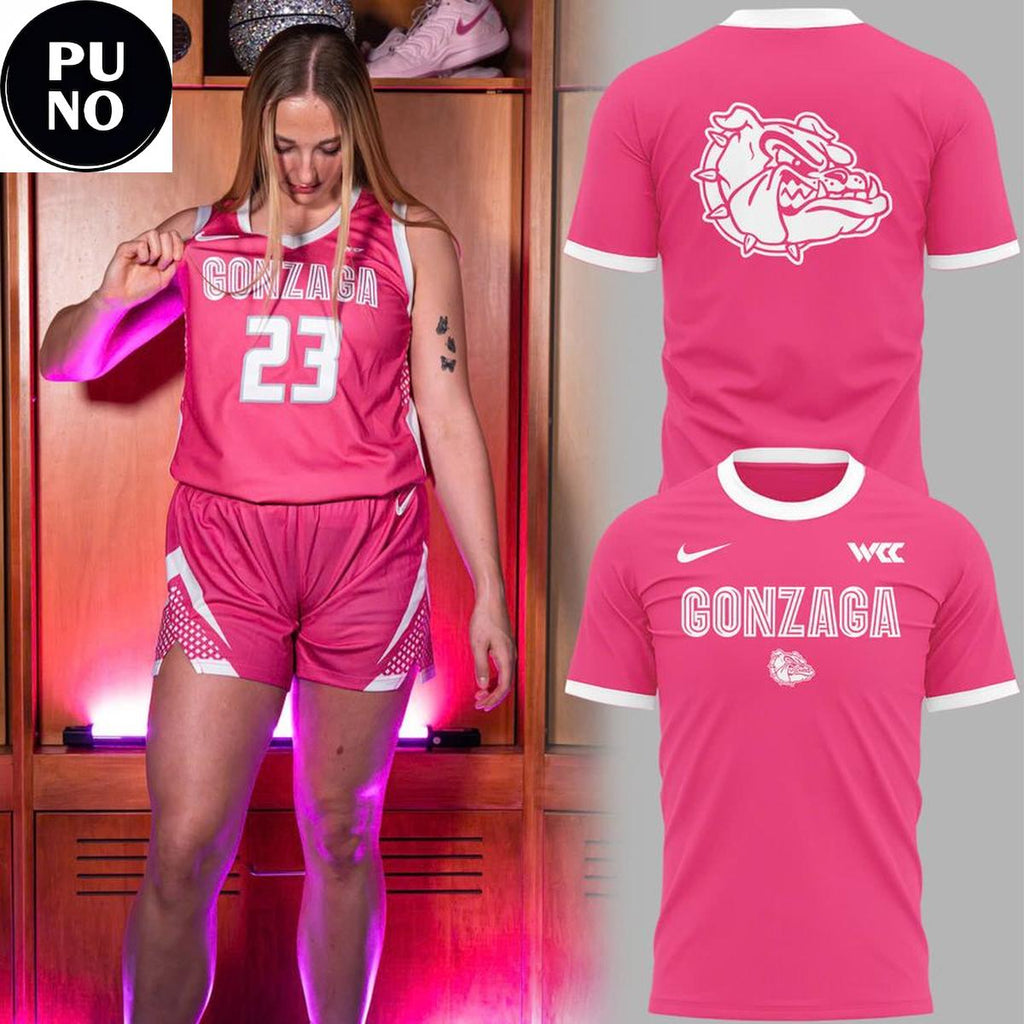Gonzaga Bulldogs Basketball Pink for a Purpose 2026 Hoodie T-Shirt