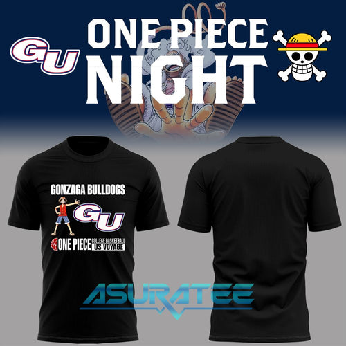 Gonzaga Bulldogs x One Piece Night 2026 Tee