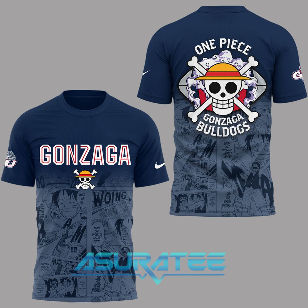 Gonzaga Bulldogs x One Piece Night Limited Edition Shirt