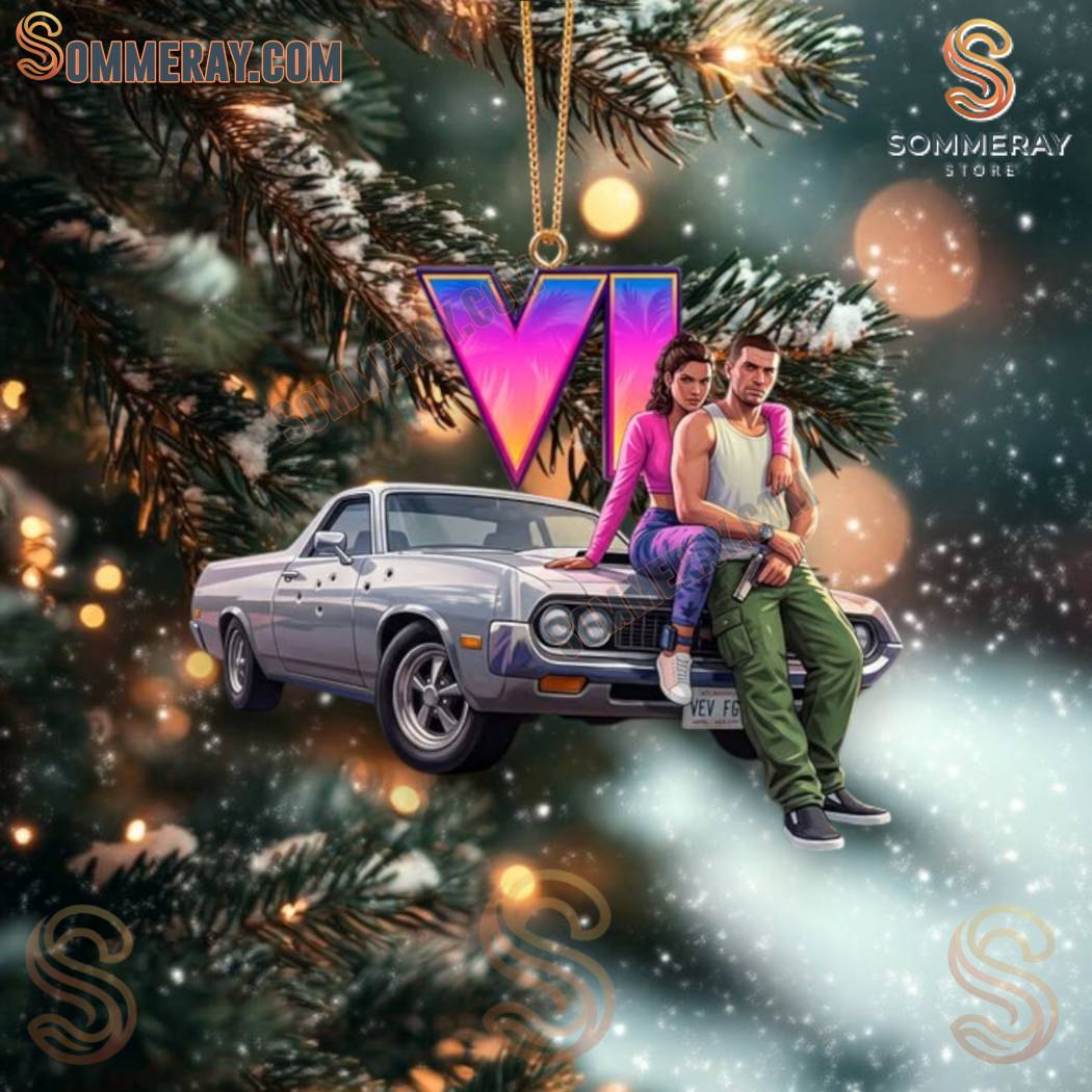 Grand Theft Auto VI Lucia And Jason Ornament