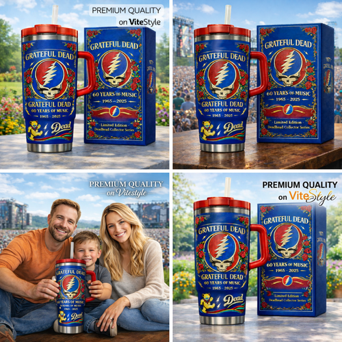 Grateful Dead 60 Years of Music YETI Tumbler