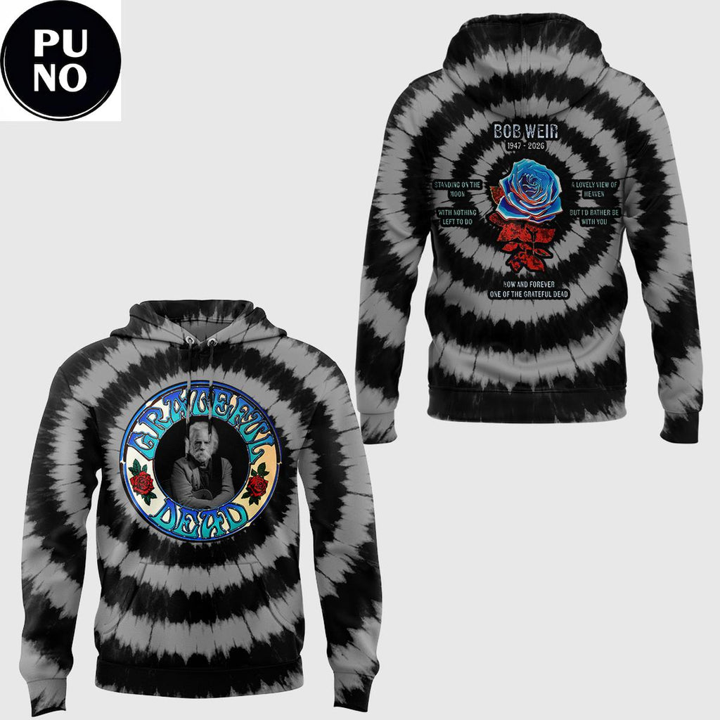 Grateful Dead In Loving Memory Of Bob Weir 1974-2026 Hoodie T-Shirt