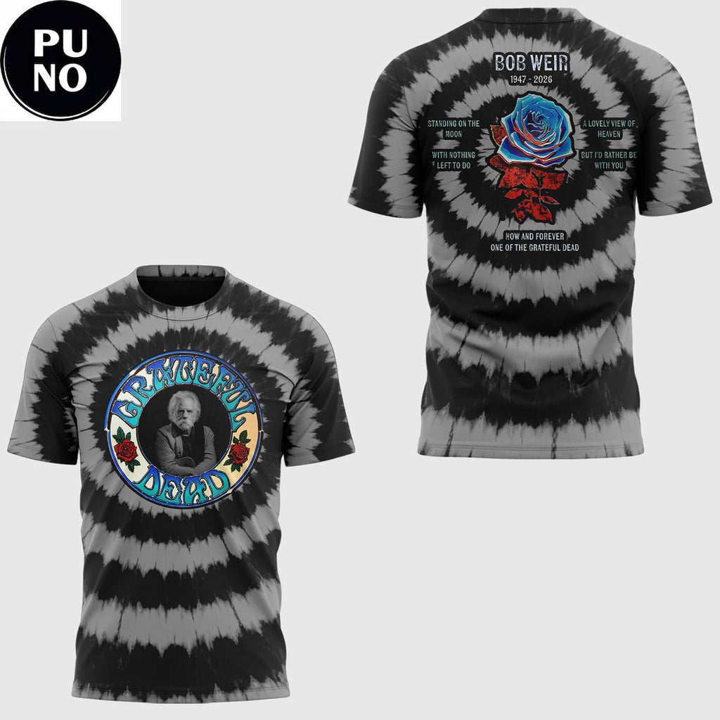 Grateful Dead In Loving Memory Of Bob Weir 1974-2026 Hoodie T-Shirt