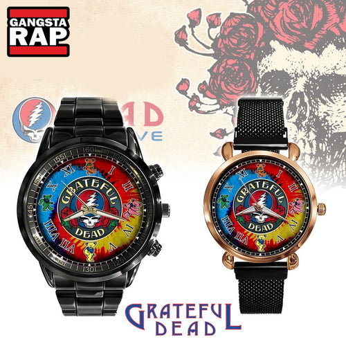 Grateful Dead Stainless Steel Watch, Grateful Dead 2024 Watch